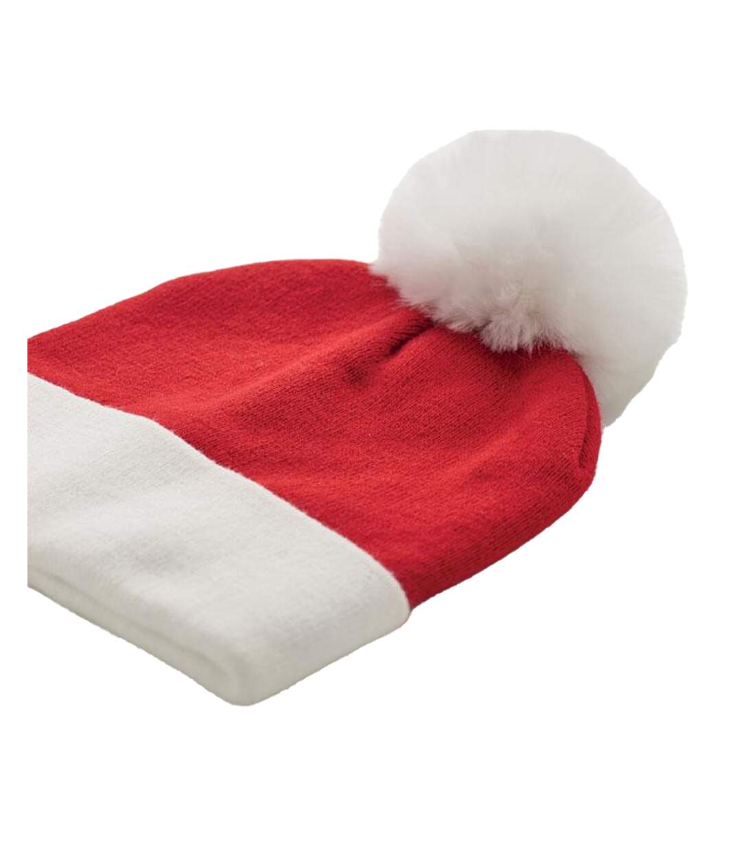 Mensa knitted christmas beanie red/white MidOcean-3
