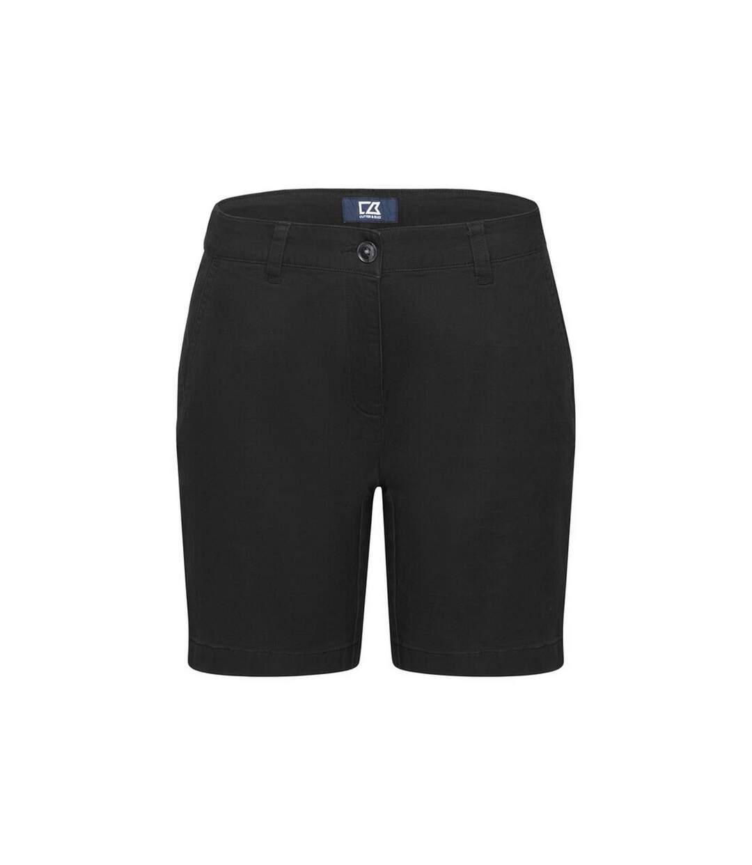 Womens/ladies Edgemont Shorts Black Cutter & Buck-1