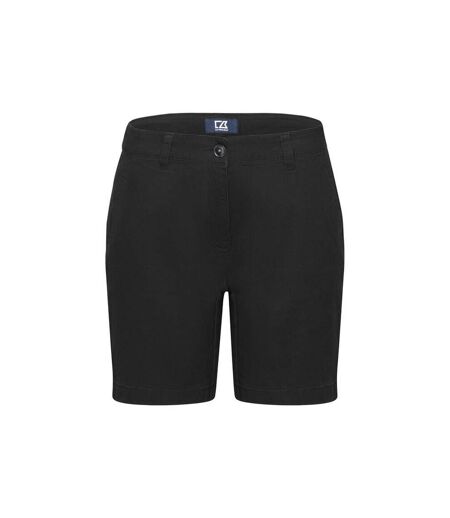 Womens/ladies Edgemont Shorts Black Cutter & Buck