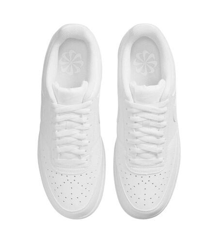 Mens Vision Low Leather Trainers White Nike