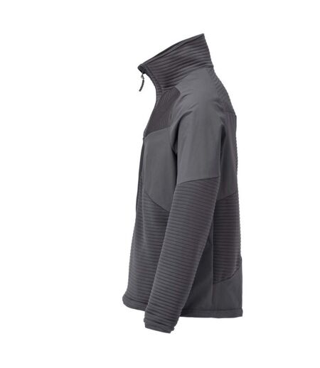 Mens Customised Half Zip Fleece Top Stone Grey Mascot