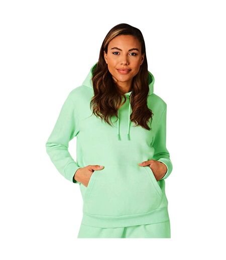 Sweat À Capuche Femme Vert Jade Light And Shade