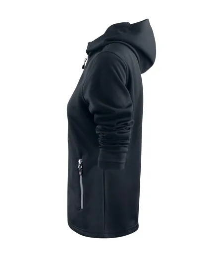 Veste À Capuche Layback Femme Noir Printer RED