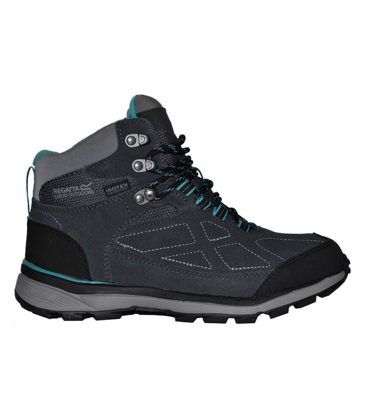 Regatta Womens/Ladies Samaris Suede Walking Boots (Briar/Atlantis Blue) - UTRG3768