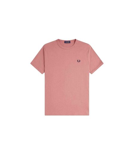 T-shirt Motif/style Logo Brodé Homme Blanc Cassé Fred Perry