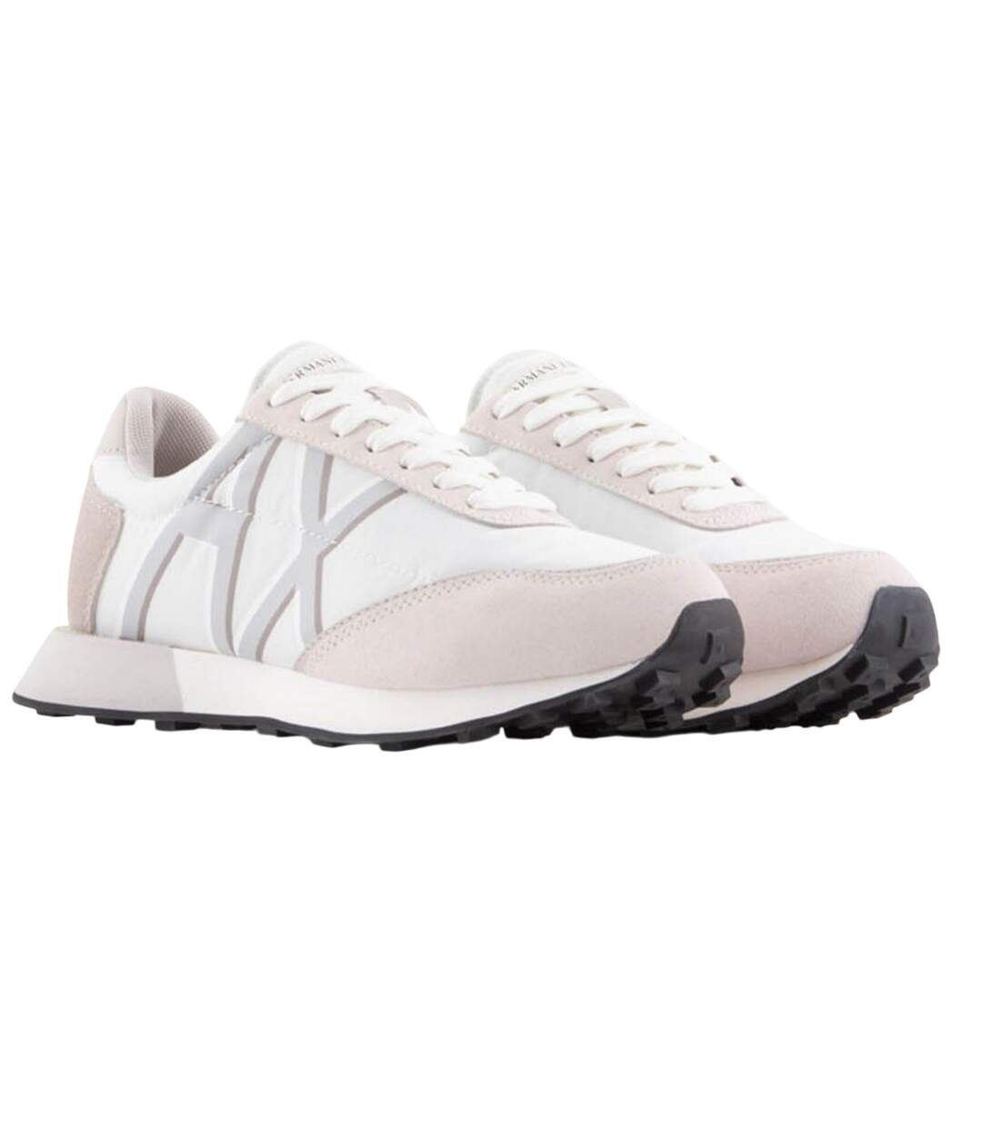 Baskets Femme Blanc Cassé Armani Exchange-1