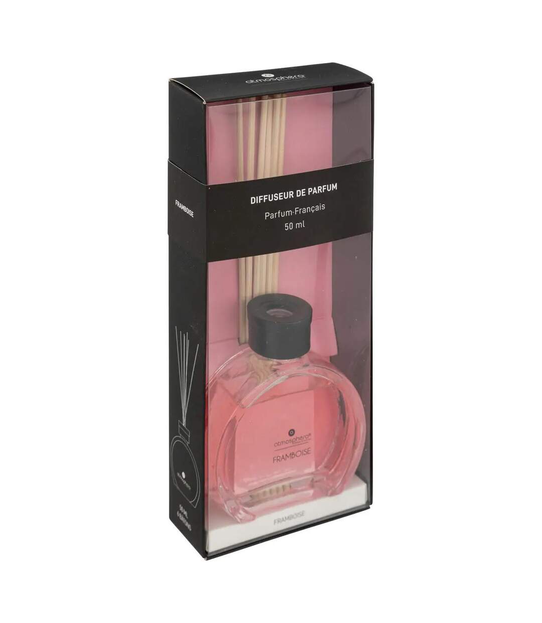 Diffuseur de Parfum & 6 Bâtonnets Haly 50ml Framboise-2