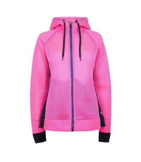 Veste De Survêtement Motif/style À Capuche Femme Rose Foncé Diadora