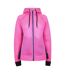 Veste De Survêtement Motif/style À Capuche Femme Rose Foncé Diadora-1