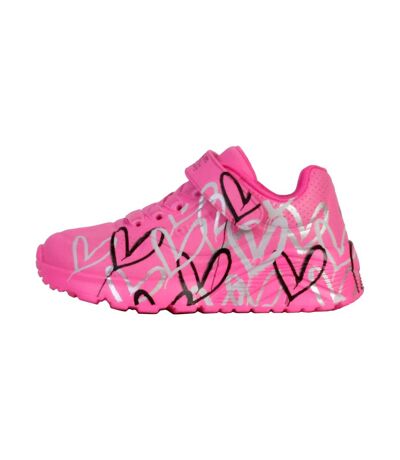 Basket Enfant à Scratch Skechers Uno Lite-Love Levitate