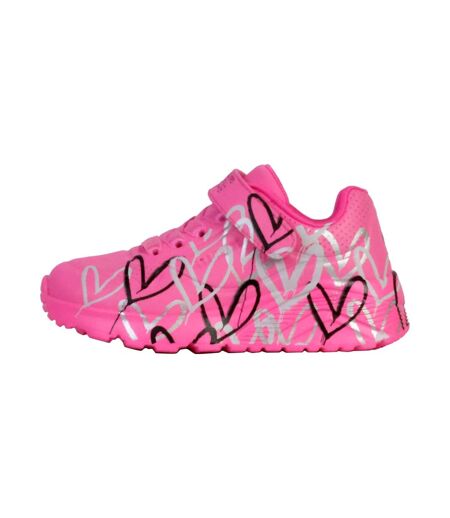 Basket Enfant à Scratch Skechers Uno Lite-Love Levitate