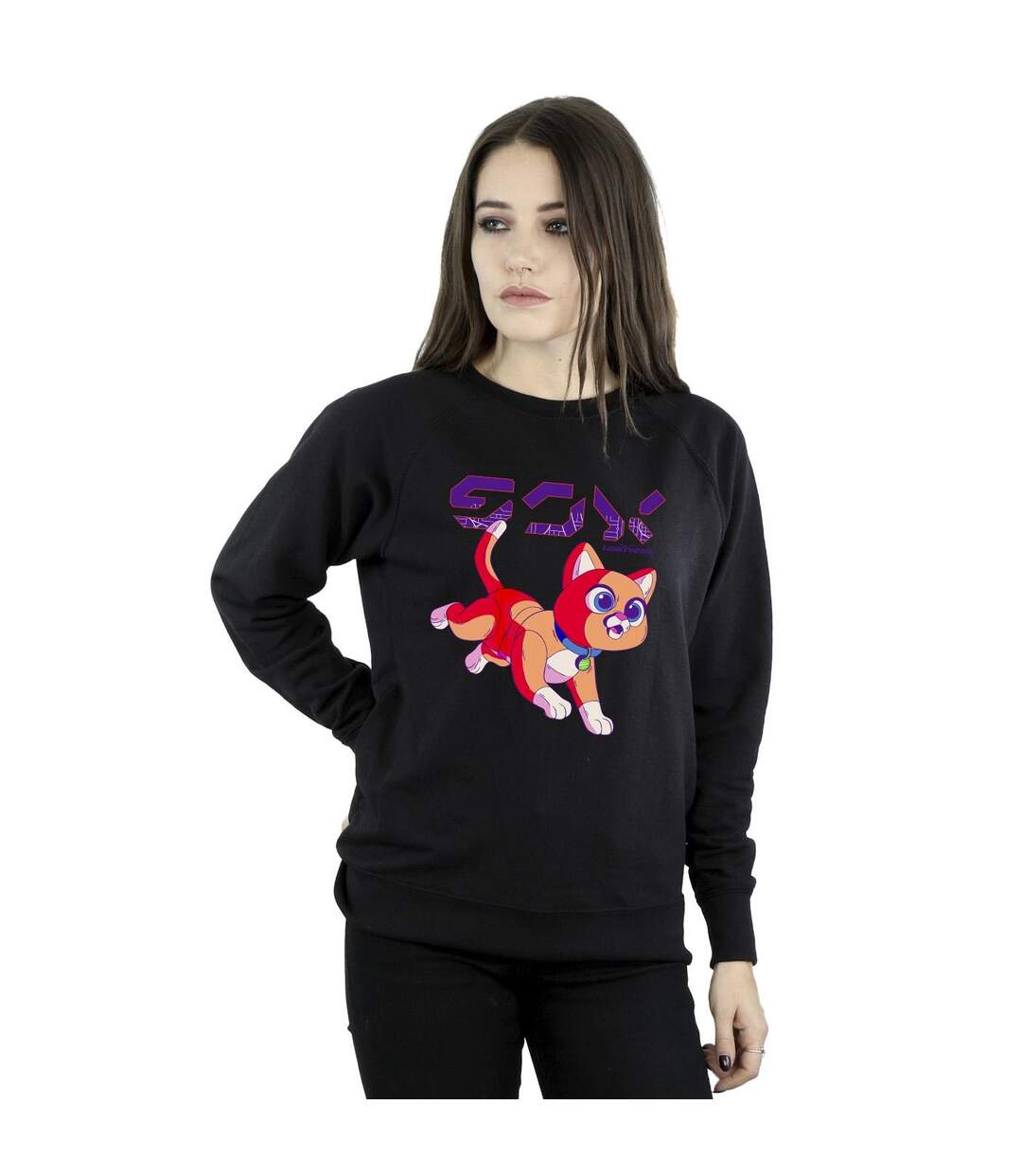 Disney - Sweat LIGHTYEAR SOX DIGITAL CUTE - Femme (Noir) - UTBI25253-2