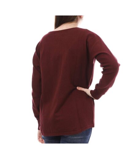 Pull Bordeaux Femme Lee Cooper Oeloa - S