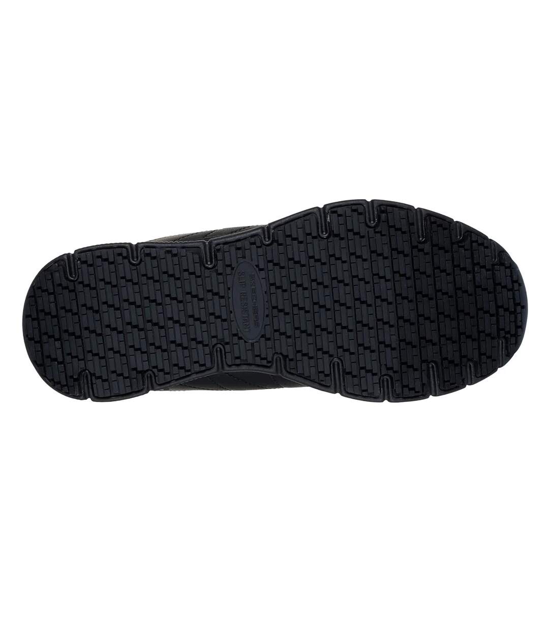 Womens/ladies Nampa Beja Occupational Shoes Black Skechers-4
