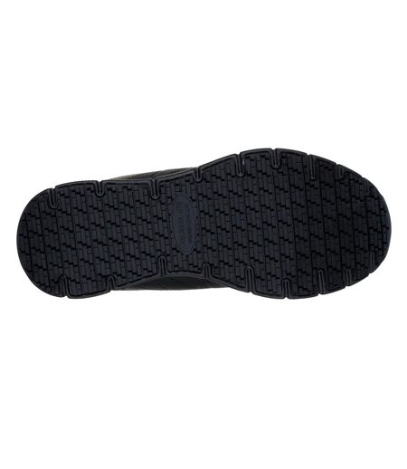 Womens/ladies Nampa Beja Occupational Shoes Black Skechers
