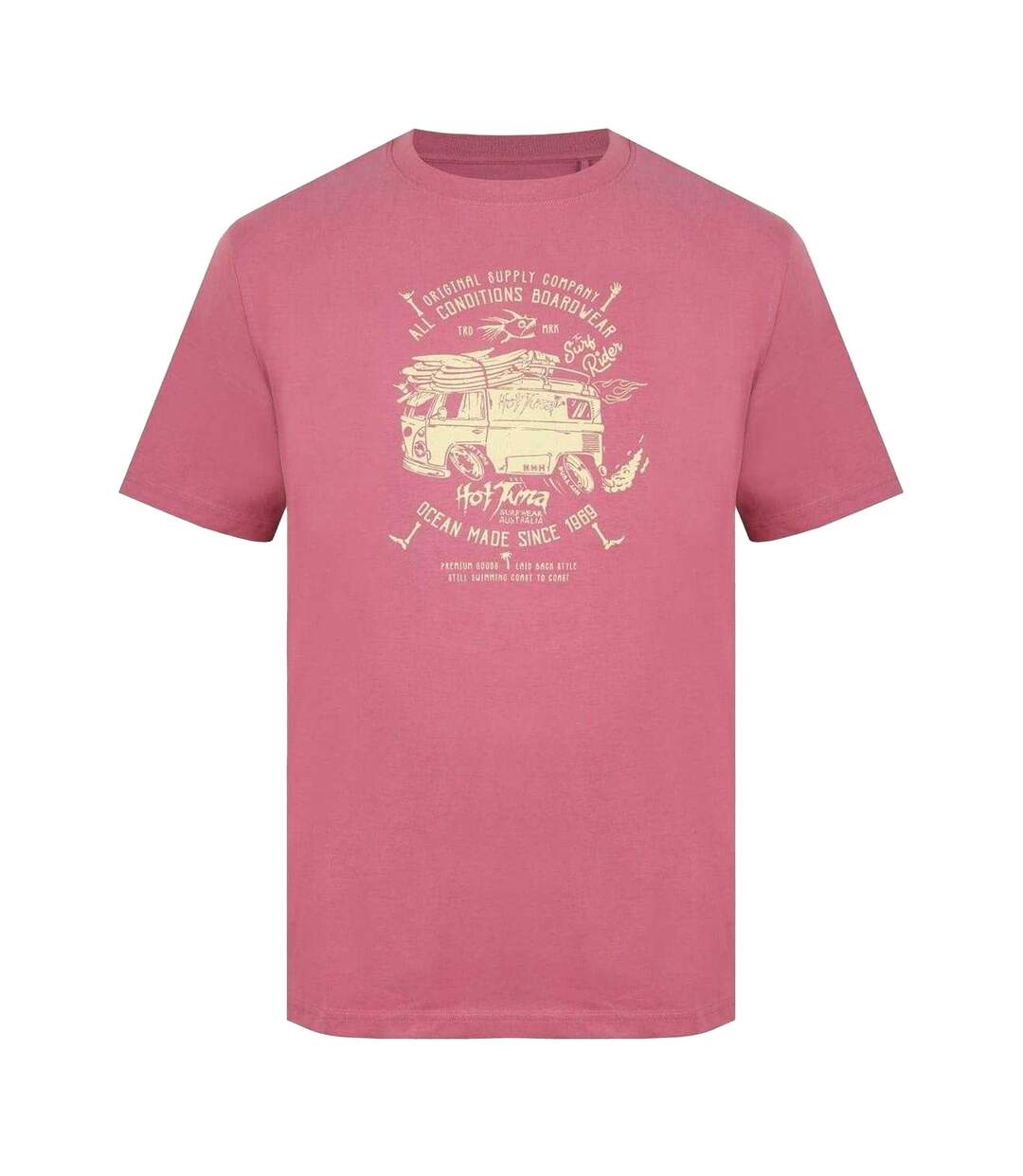 Mens T-shirt Red Hot Tuna-1