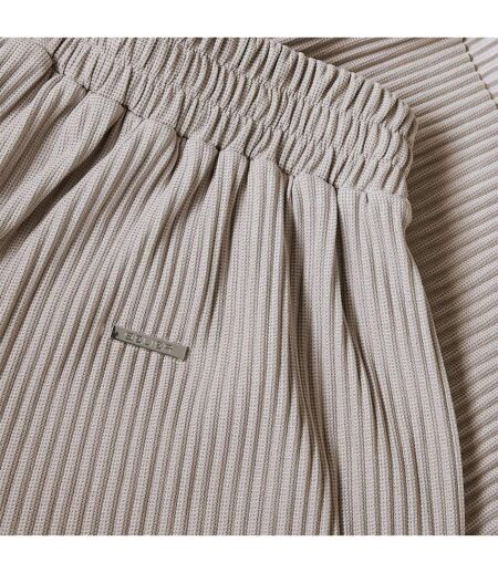 Short De Vacances Motif/style Côtelé Homme Gris Belier