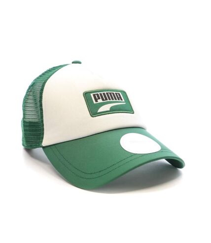 Casquette Blanche/Vert Femme Puma Trucker - Taille unique