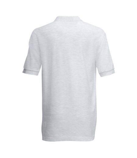Fruit Of The Loom Premium Mens Short Sleeve Polo Shirt (Heather Grey) - UTBC1381