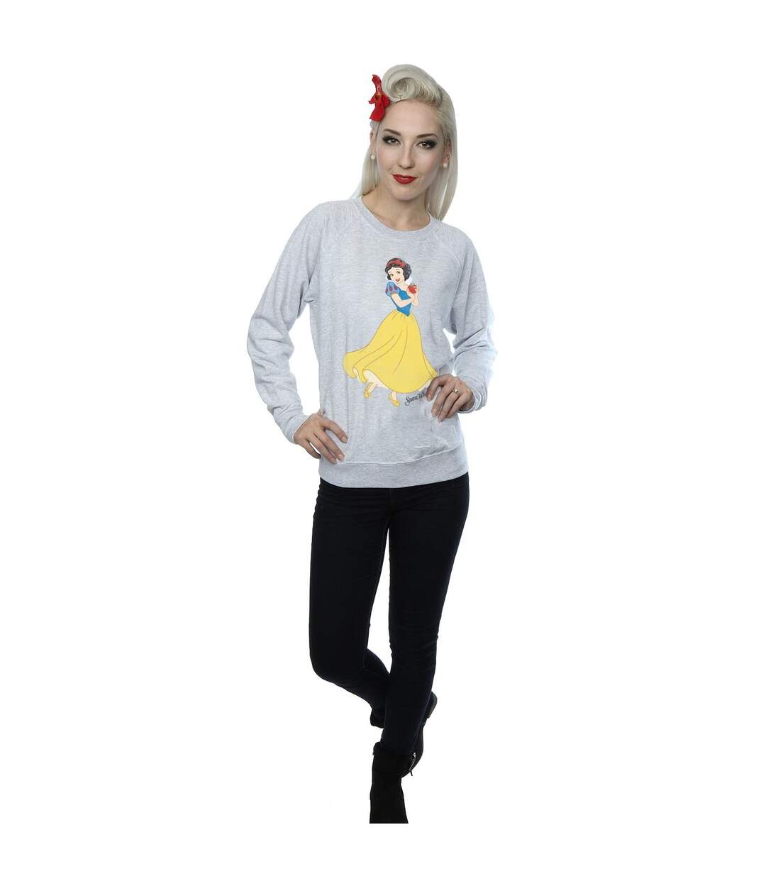 Disney Princess - Sweat CLASSIC SNOW WHITE - Femme (Gris chiné) - UTBI10131-4