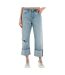 Jean loose bleu femme calvin klein jeans relaxed-1