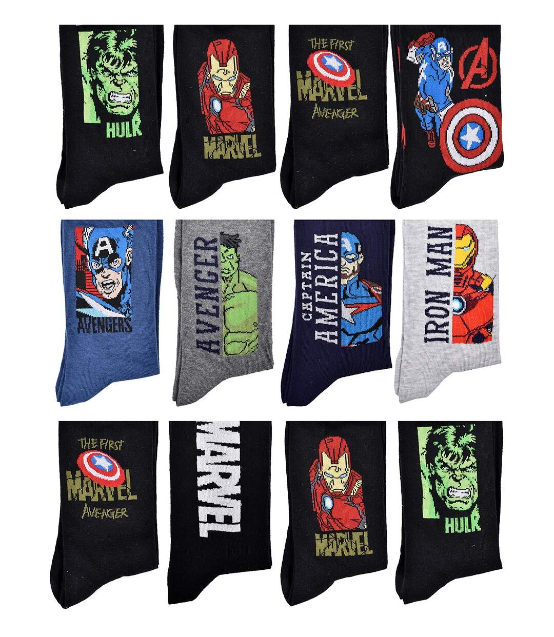 Chaussettes AVENGERS Pack de 12 Paires-3