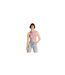 Polo Sans Manches Femme Rose Tommy Jeans-1