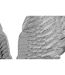 Lot de 2 Décorations Murales en Métal Beauty 100cm Argent-2