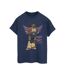 Disney Femmes/Ladies - Lightyear Izzy Star Command - T-shirt boyfriend en coton (Bleu marine) - UTBI50394-1