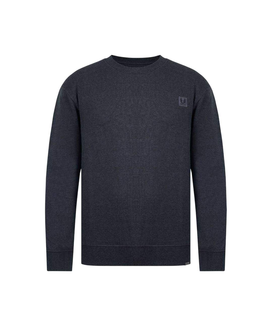 Mens Logo Regular Sweater Top Charcoal Marl Firetrap-1