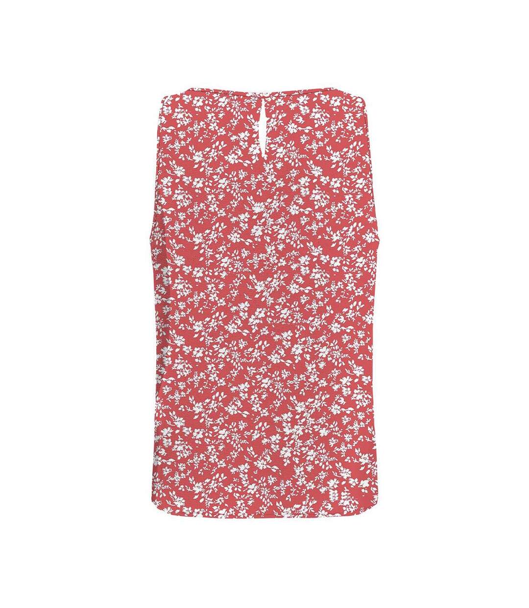 T-Shirt sans manches rose/blanc à motifs femme only nova life-2