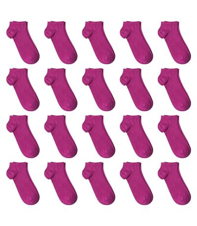 Socquettes coton – Lot 20 paires  - Fabriqué en UE