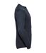 Mens Spotshield Heavy Duty Crew Neck Sweatshirt French Navy Russell-3