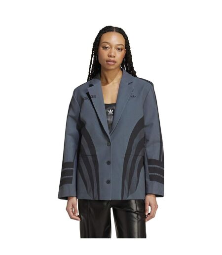 Womens/ladies Atlanta Long-sleeved Blazer Carbon Adidas