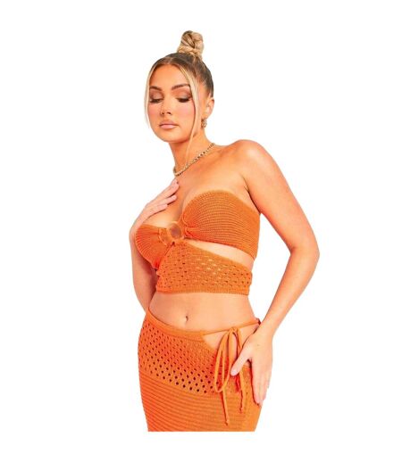Haut Court Femme Orange Missy Empire