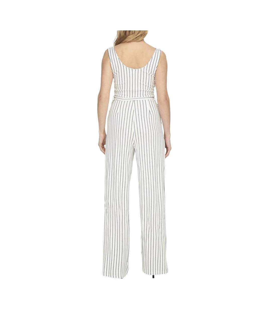 Combinaison écru/noir femme vero moda bali-2