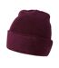 Bonnet Motif/style Uni Printers Bordeaux Beechfield-2