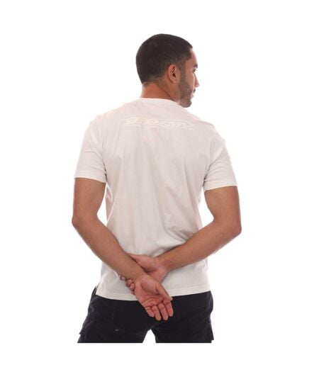 T-shirt Style Imprimé Au Dos T-must-slits-n Homme Blanc Diesel