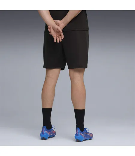 Mens Cup Logo Shorts Black Blue Puma