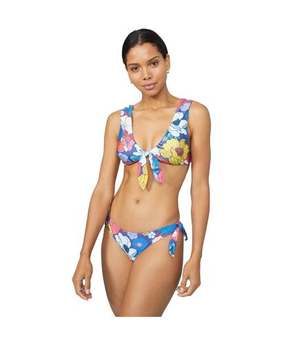 Womens/ladies floral side tie bikini bottoms multicoloured Debenhams