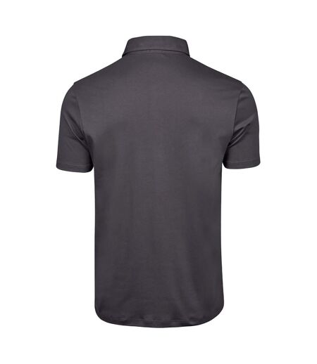 Pima Polo Uni Homme Gris Foncé Tee Jays