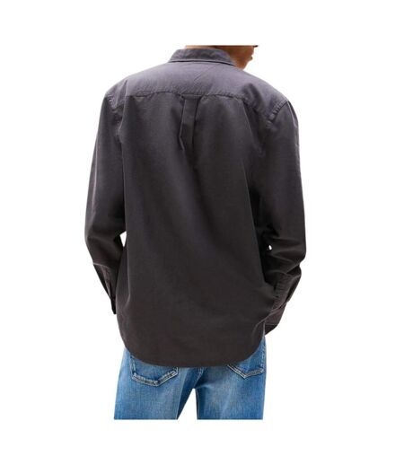 Chemise noire homme tommy hilfiger oxford98