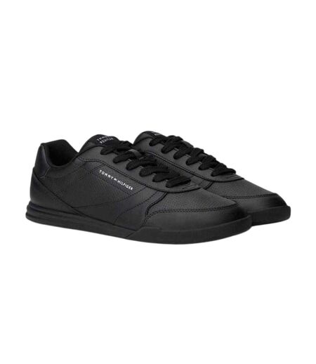 Mens Lopro Leather Trainers Black Tommy Hilfiger