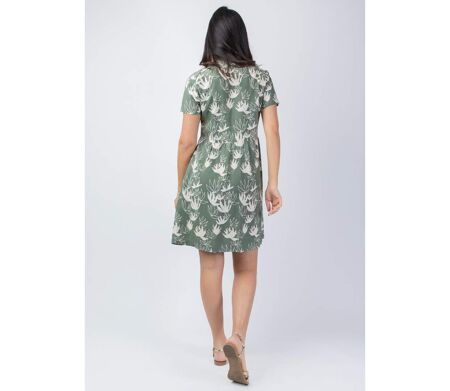 Robe courte été coupe ample MAJA motif chic et féminin Coton Du Monde