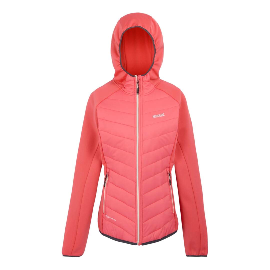 Veste hybride andreson femme pêche foncée / gris phoque Regatta-1