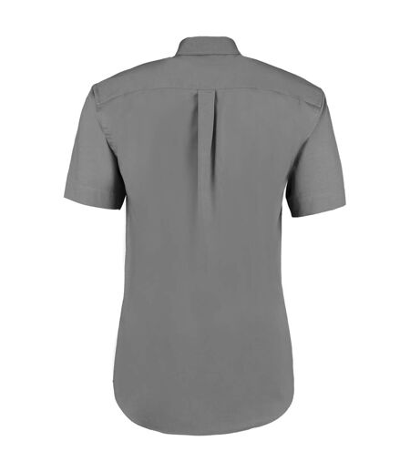 Chemise à manches courtes homme gris argenté Kustom Kit