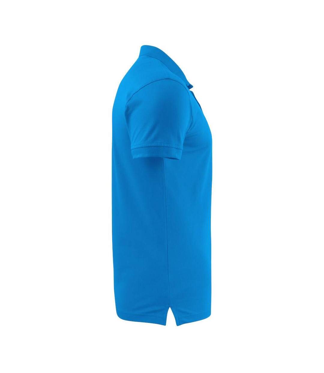 Mens Surf Stretch Polo Shirt Ocean Blue Printer-3