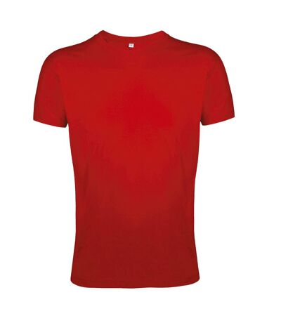 SOLS Mens Regent Slim Fit Short Sleeve T-Shirt (Red) - UTPC506