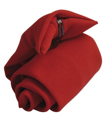 Premier Tie - Mens Plain Workwear Clip On Tie (Pack of 2) (Red) (One Size)