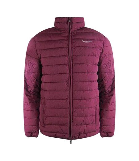 Mens Active Padded Jacket Burgundy Aquascutum